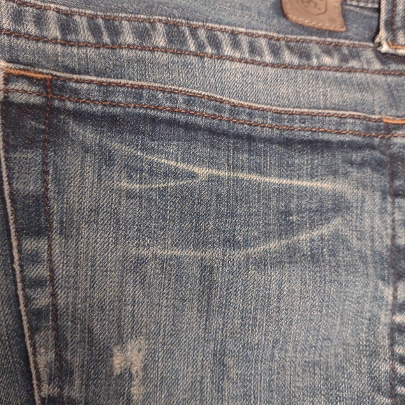 Mossimo Denim jeans, 34x34, dark wash w/ fade - Picture 12 of 12